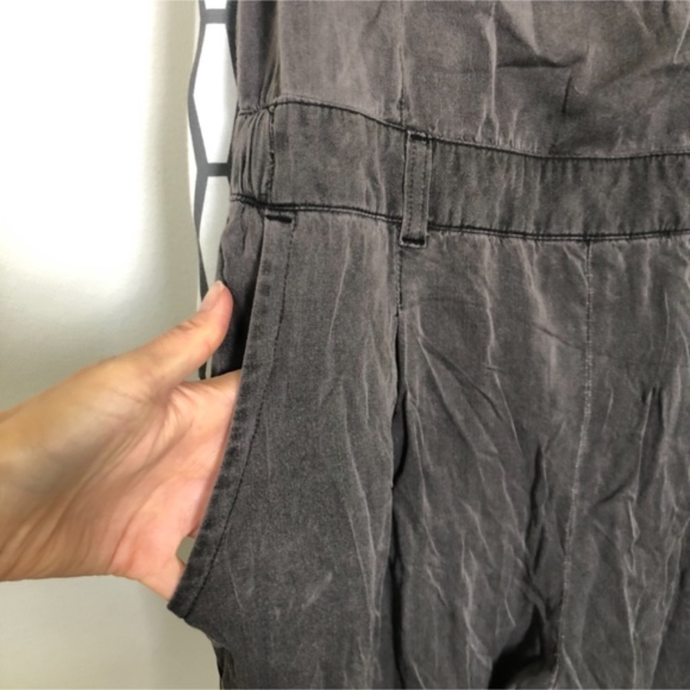 FREE PEOPLE Comfy fit Charcoal Jumpsuit - Picture 4 of 8